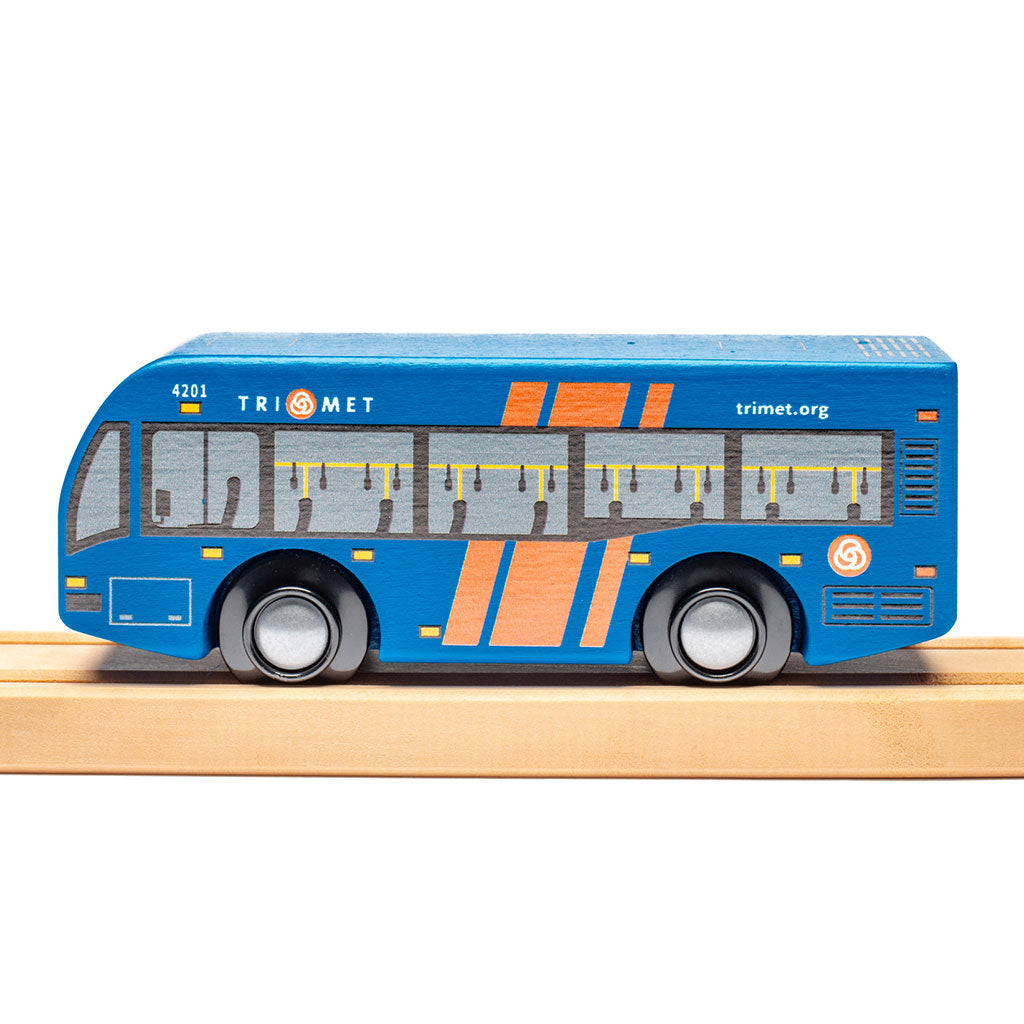 Portland TriMet Bus Wooden Vehicle