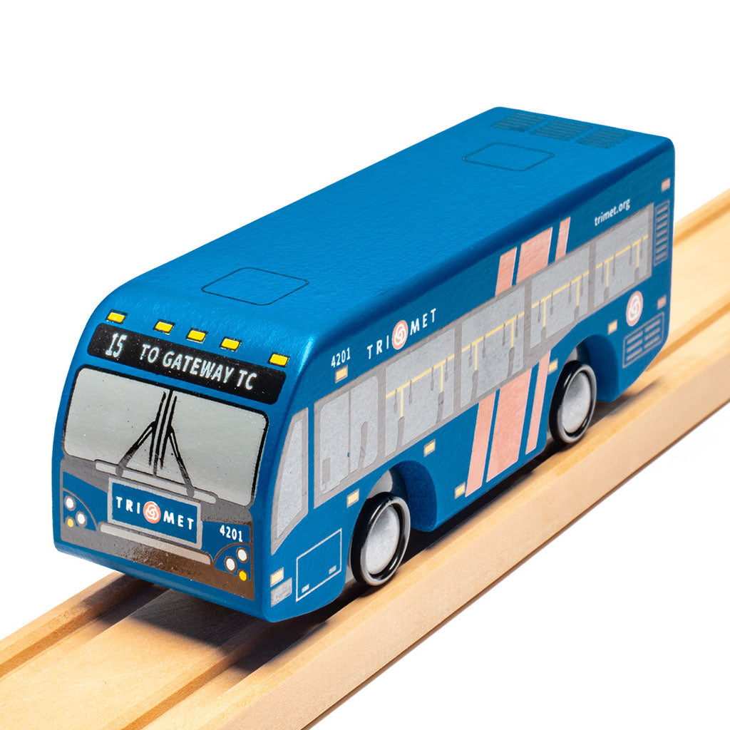 Portland TriMet Bus Wooden Vehicle