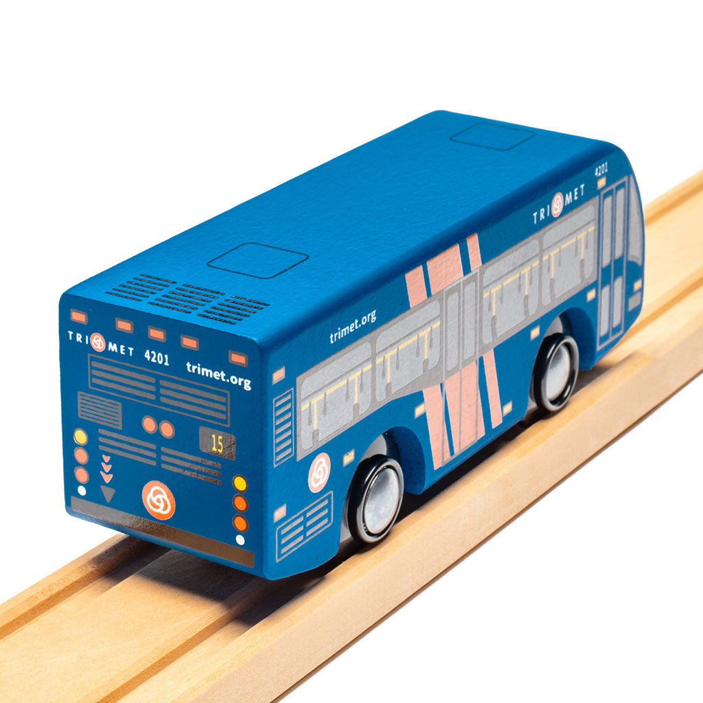 Portland TriMet Bus Wooden Vehicle