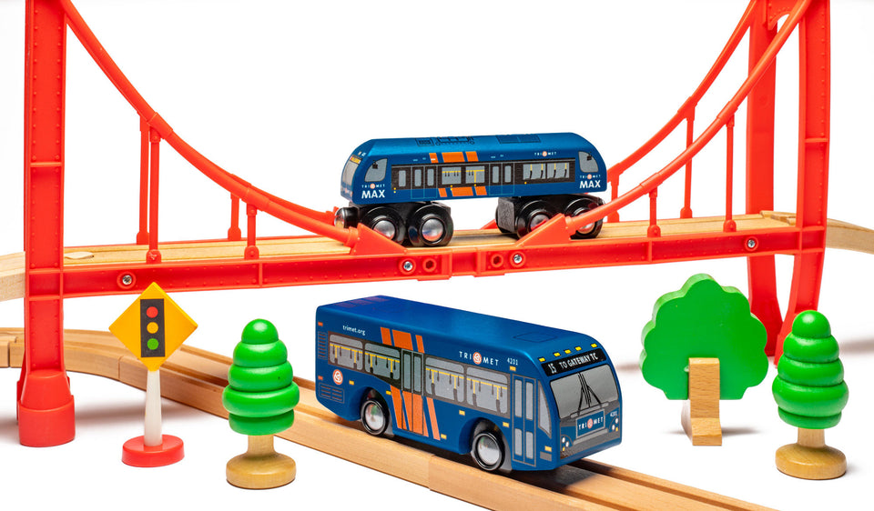 Tiny Track Toys | Portland-Inspired Wooden Trains & Buses