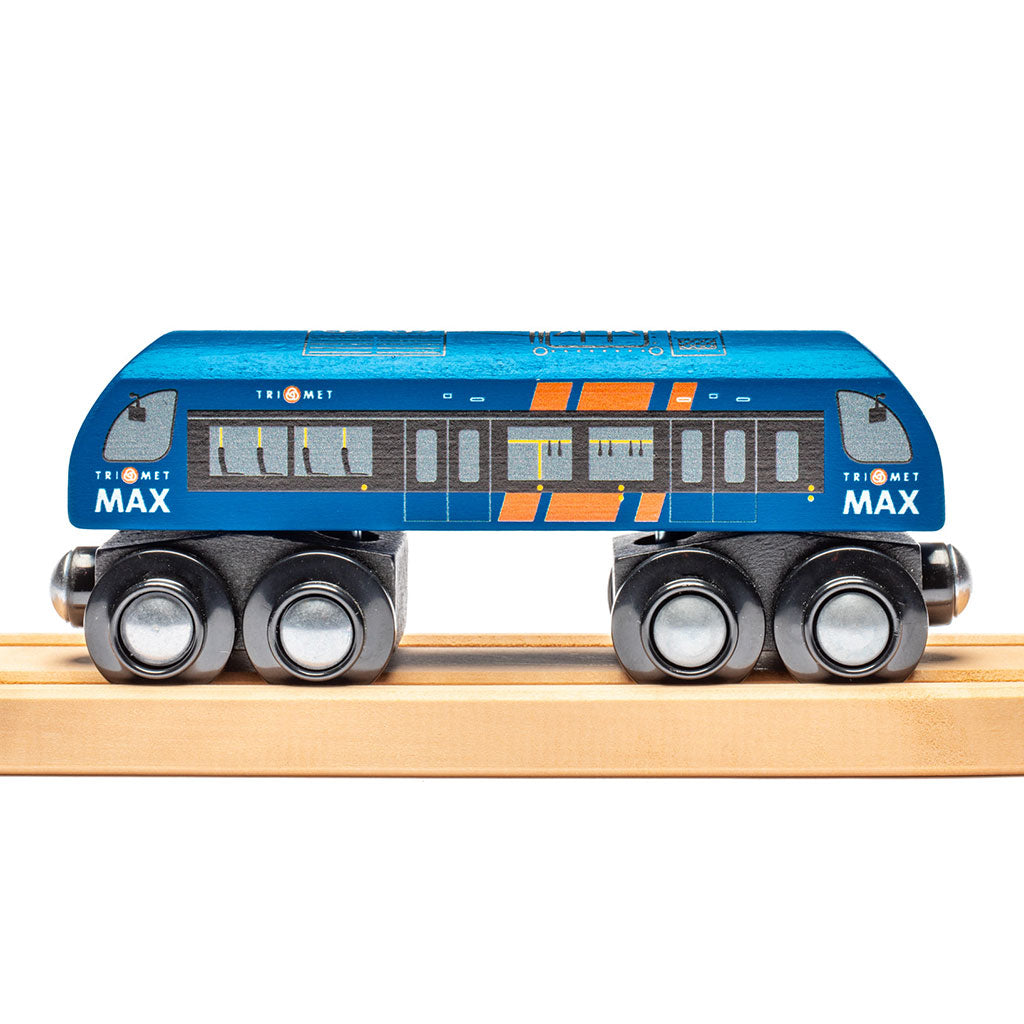 Portland TriMet MAX Light Rail Wooden Train